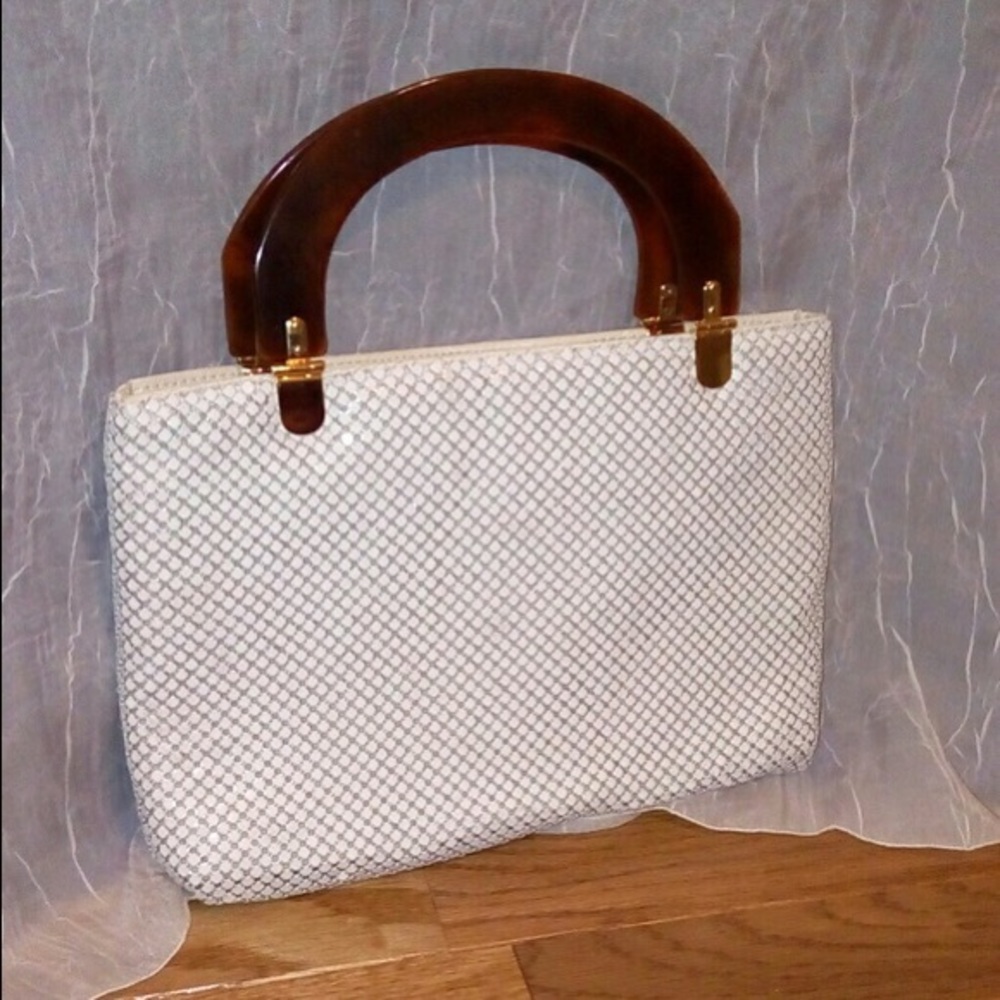 Firm price-90’s VINTAGE BEIGE HANDBAG